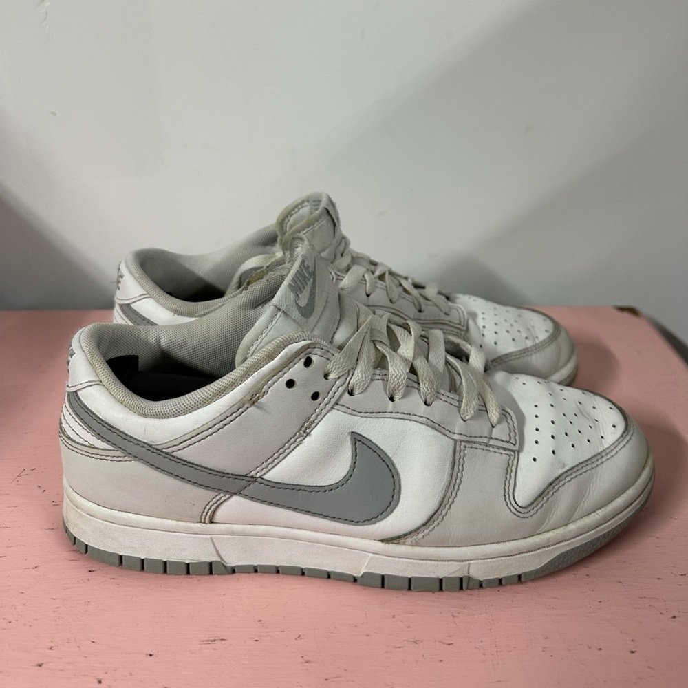 Nike Dunk Low Summit White Light Smoke Grey Sneakers DV0831-106 Size 8.5 Mens